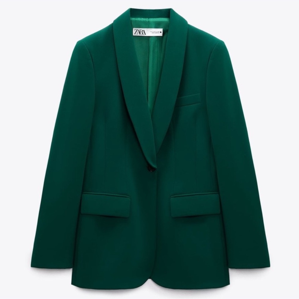 Zara Dark Green Blazer XS